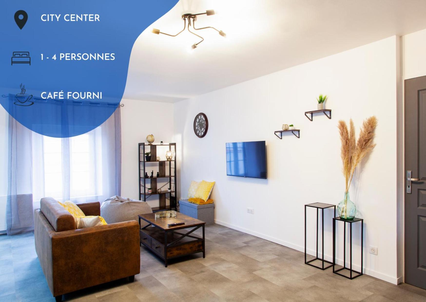 La Sweet House Doree Centre Ville Wifi Tout Confort Vitry-le-Francois Luaran gambar